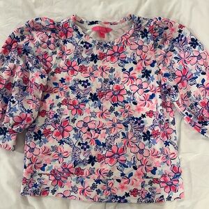 Lilly Pulitzer Puff Sleeve Sweatshirt XXS
